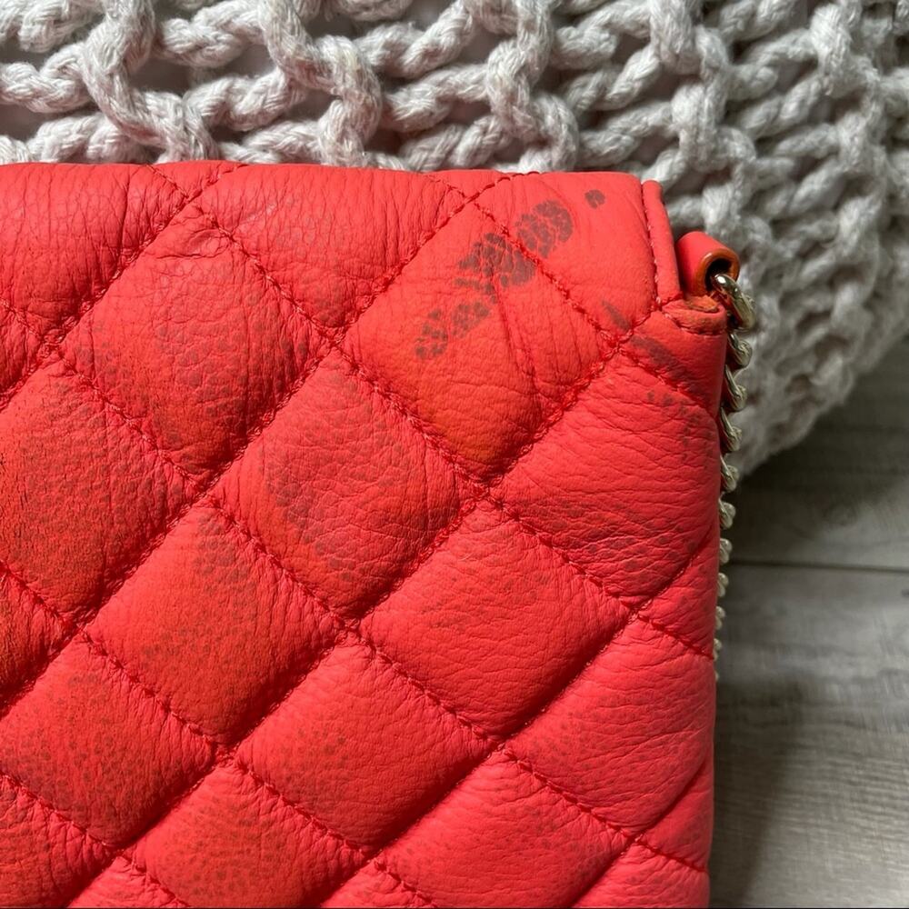 Kate Spade Gold Coast Meadow Quilted Leather Shoulder Bag Coral - Picture 4 of 10